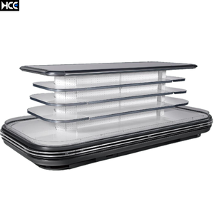 Siêu Thị Mini <span class=keywords><strong>Round</strong></span> Island Mở Sữa Tủ Lạnh Hiển Thị Trái Cây Máy Làm Lạnh Đảo Tủ Lạnh - Product Image 5