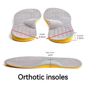 Soletta ortotica Olian PU per piedi piatti supporto arco scarpe ortopediche solette per piedi uomini donne O X cuscinetto per la cura corretta gamba