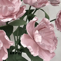 Fleurs de pavot géantes artificielles en EVA personnalisées sur pied pour la décoration intérieure et extérieure, mariages et événements