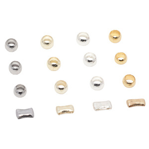 Cuentas de cobre chapadas en oro de 18 quilates de 2 mm, accesorios de joyería DIY, cuentas espaciadoras tubulares para la fabricación de joyas - Product Image 4
