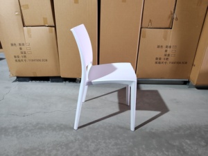 Wholesale Durable <strong>Stackable</strong> Modern White Outdoor <strong>Garden</strong> Dining <strong>Chairs</strong> with Removable Cover PP Plastic Home Furniture - Product Image 3
