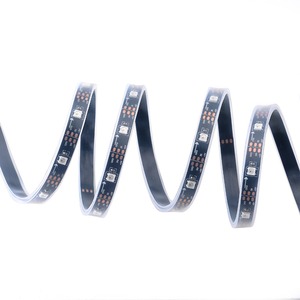 Không thấm nước địa chỉ ws2812b linh hoạt kỹ thuật số RGB <span class=keywords><strong>LED</strong></span> Pixel Strip IC 5V 12V 24V 30LED 60Led 144led IP67 RGB <span class=keywords><strong>LED</strong></span> Strip - Product Image 1
