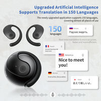 Échantillon gratuit NEEXXT JM13AI OWS AI APP Traducteur d'écouteurs, traduction en temps réel de 150 langues, écouteurs sans fil à crochet d'oreille, écouteurs professionnels