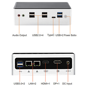 Mini PC <span class=keywords><strong>Intel</strong></span> <span class=keywords><strong>NUC</strong></span> I7-10610U con RAM DDR4, HD, DP, Sistema <span class=keywords><strong>Barebone</strong></span> Compatible con Tarjeta SD para Hogar/Oficina/Escuela - Product Image 6