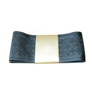 Accessoires automobiles, housse <span class=keywords><strong>de</strong></span> volant cousue à la main, couleur noire, <span class=keywords><strong>anti</strong></span>-<span class=keywords><strong>poussière</strong></span>, housse <span class=keywords><strong>de</strong></span> volant <span class=keywords><strong>de</strong></span> véhicule - Product Image 1