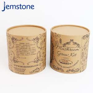 Tubes de papier artisanal ronds en carton imprimé personnalisé en gros avec impression personnalisée - Product Image 1