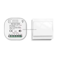 Interrupteur mural intelligent Tuya WiFi et RF 433 MHz, sans batterie, télécommande sans fil, minuterie, 220 V 16 A, compatible Alexa