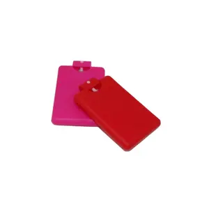Garrafa spray de plástico para cartão de crédito 20ml, spray vermelho para cartão de crédito