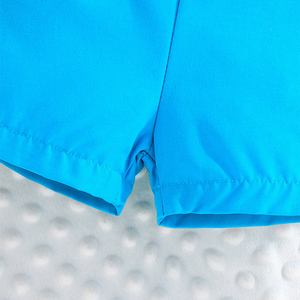 เสื้อผ้าเด็ก 1-2 ปี ฤดูร้อนใหม่เด็กชายเด็กวัยหัดเดินลำลองลายพรางสีบล็อกเสื้อแขนสั้นกางเกงขาสั้นชุดสองชิ้น - Product Image 5