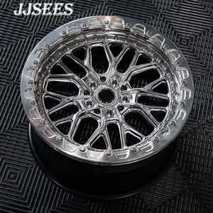 JJSEES Custom Beadlock rueda forjada 18 20 22 24 26 pulgadas 5x114,3 5X120 6X139,7 llantas de coche para <span class=keywords><strong>Toyota</strong></span> Highlander Camry <span class=keywords><strong>RAV4</strong></span> Porsche - Product Image 1