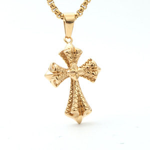 yunnique <b>Cross</b> Pendant Necklace Zinc Alloy Unisex Fashion Jewelry Gift - Product Image 1