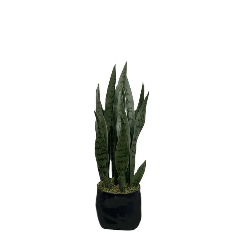 Artificial Potted Green Plant Tiger Pilan Crown Orchid Gladiolus Agave Artificial Tropical Plant Window Landscape Plant