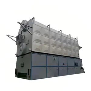 6 tons szl double boiler chain grate coal-fired steam boiler for wood heat treatment