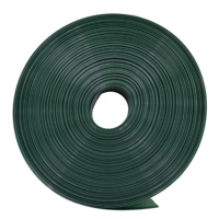 Rouleau de ruban de protection de la vie privée en polyéthylène basse densité vert de 246 pieds, pour clôtures en treillis métallique