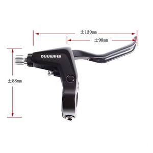 Juego de Palancas de <span class=keywords><strong>Freno</strong></span> <span class=keywords><strong>Shimano</strong></span> <span class=keywords><strong>Alivio</strong></span> BL T4000 T4010 para Bicicleta de Montaña y Carretera, Palancas de <span class=keywords><strong>Freno</strong></span> V-brake Negras de 22,2 mm, Izquierda y Derecha - Product Image 4