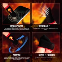 Manchons de jeu pour esports, en fibre d'argent, absorbant la transpiration et au toucher soyeux.
