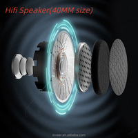 Headset Interkom Helm Inveer Over 10+ Group X6Pro Mendukung Interkom Pairing Antar Merek untuk Aksesoris Helm Motor