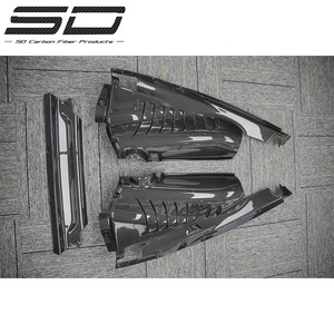 Para <span class=keywords><strong>Ferrari</strong></span> <span class=keywords><strong>488</strong></span> GTB Pista Coupe, piezas interiores de carbono, Panel de Bahía de motor, piezas de fibra de carbono para cabina - Product Image 5