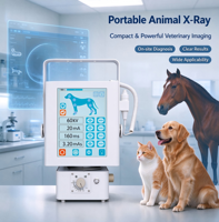 Appareil de radiographie vétérinaire portable 5,6 kW |   Radiographie pour petits animaux et équidés en clinique hospitalière et sur ferme, imagerie diagnostique animale