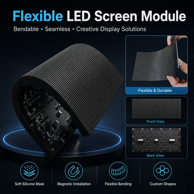 Full Color HD LED Video Wall Display P1.25-P1.8 2K/4K/8K Flexible Curved Panel for Shopping Mall Wayfinding Elevator Education
