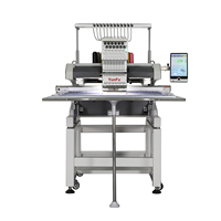 Machine à broder automatique à 12 aiguilles pour casquettes et t-shirts, avec noyau de couture et moteur inclus, pour l'industrie du vêtement