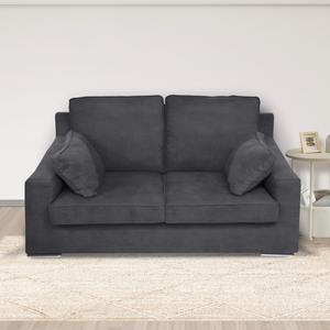 Divano a 2 Posti HELEN in Tessuto Grafite - Product Image 1