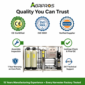 Equipo de Tratamiento de Agua por Ósmosis Inversa Agripros 8T/H, Membrana RO, Sistema de Purificación Industrial Automático, 98% de Desalinización, Acero Inoxidable - Product Image 6