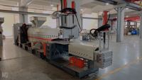 La plus récente machine de granulation en plastique vis unique 100 à 800 kg/H pour le recyclage PA PP ABS PET avec 1 an de garantie