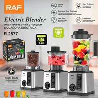 RAF Elektrische Sapcentrifuge Blender 3L Multifunctionele Sapmixer met Molen voor Thuiskeuken