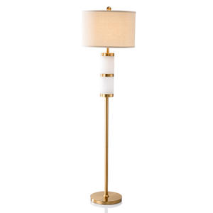 Lampe sur pied design américaine de luxe moderne en fer et marbre, LED E27 dimmable, CRI 85 élevé, pour chambre et salon - Product Image 6