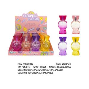 Coffret de Parfums Rond Dégradé Brillant « Histoire d'Amour » pour Femme, Parfum Léger Longue Durée, Boîte de Présentation Portable, 24 Pièces - Product Image 3