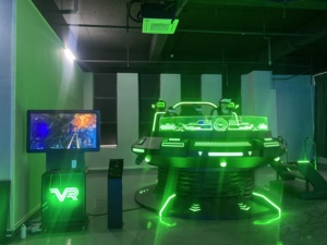 Simulateur de réalité virtuelle (RV) 9D à 5 places de l'usine de Panyu à Guangzhou, équipement de parc à thème RV pour cinéma de films pour le divertissement RV - Product Image 6