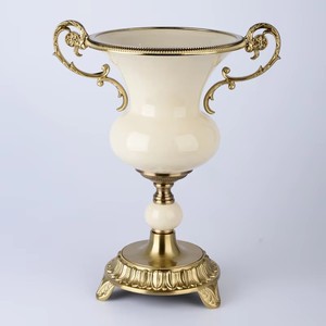 European Style Ceramic Vase Glazed Pottery Tabletop Decor Traditional Design Blue White Porcelain Home Decoration Gift - Product Image 2