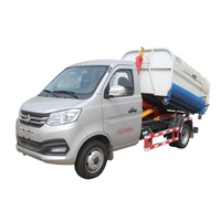 Camion à benne basculante de 2 tonnes, directement de l'usine de Chang'an |   Véhicule de collecte des déchets municipaux pour l'assainissement des rues urbaines