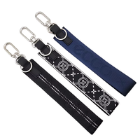 Porte-clés en sangle tissée avec fermoir en alliage de zinc, cordon durable personnalisé, accessoire extérieur pour cadeau promotionnel