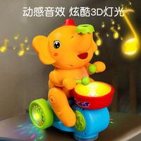 Vente chaude Produits 2025 Électrique Danse Éléphant Jouet Universel Voiture Bébé Autres Animaux Jouets avec Son Lumière Juguetes