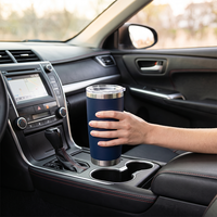 Gobelet isotherme à double paroi de 20 oz, porte-gobelet pour voiture, pour la rentrée scolaire