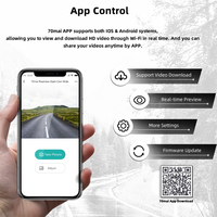 Accessoires intérieurs pour voiture, enregistreur vidéo à double objectif 4G avec écran tactile IPS 9,35 pouces Full HD, capteur G, GPS intégré, WiFi, caméra de rétroviseur