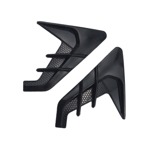 2 Pièces d'accessoires de carrosserie pour voiture : Aérations latérales de capot moteur, type ailerons de requin - Product Image 5