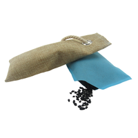 Minghui – sacs réutilisables de purification d'air, charbon de bambou en poudre, charbon actif 200G Agent auxiliaire chimique noir