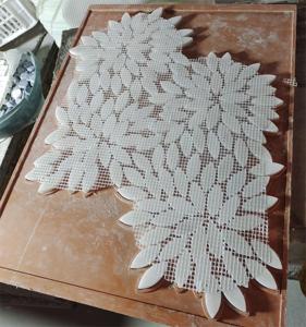 Shihui mới thiết kế tường trang trí đá cẩm thạch Daisy mô hình backsplash trắng bằng tia nước gạch hoa hình dạng đá cẩm thạch khảm - Product Image 5
