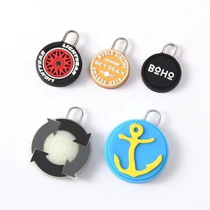 Bán buôn số lượng lớn tùy chỉnh nhựa dây kéo kéo cho quần áo thể thao, nhựa dây kéo puller cho giày thể thao, ZIP puller với dây - Product Image 4