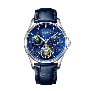 Reloj de Hombre Personalizado de Lujo, de Acero Inoxidable, con Movimiento Mecánico Automático Miyota, Resistente al Agua, Cronógrafo, Esfera con Agujas, Correa de 20 mm - Product Image 1