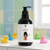 Meilleurs produits capillaires et de coiffage biologiques pour enfants : Shampoing et gel douche Chebe pour enfants noirs – Marque privée