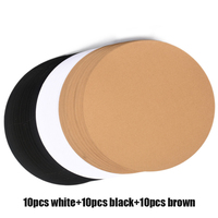 Plus populaire 29cm rond croquis couleur plomb surligneur peinture bricolage argile illustration fond carton personnalisé