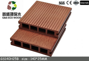 Bon <span class=keywords><strong>prix</strong></span> plancher en bois composite Wpc creux anti-pourriture pour l'extérieur - Product Image 4