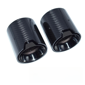 Pour <span class=keywords><strong>BMW</strong></span> Série 3 Série 4 <span class=keywords><strong>320d</strong></span> 330i 330e 425 435 G20 G21 G23 Embout d'échappement en fibre de carbone - Product Image 1