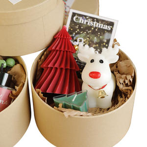 Luxurious Coconut Wax <b>Christmas</b> <b>Tree</b> Shape Scented <b>Candles</b> High-End Gift Box Set Fragrance Customization Handmade Biodegradable - Product Image 5