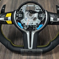 Volant en fibre de carbone en forme de D personnalisé en gros pour BMW F10 F20 F30 F32 F80 F82 M3 M4 M5 M6 E90 X5 X6