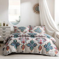 Housse de couette imprimée Queen/King Size 100% polyester certifiée OEKO-TEX 200TC, ensemble de literie de luxe pour la maison